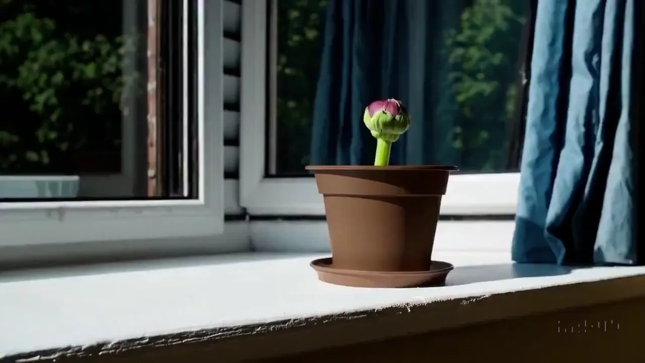 Stop Motion Flower Growing